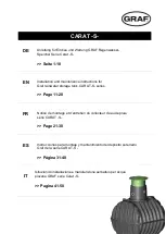 Graf CARAT -RS- 2700 L Installation And Maintenance Instructions Manual предпросмотр