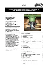 Preview for 21 page of Graf Carat XL filter package 2 Installation And Maintenance Instructions Manual