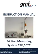 Graf CPF Instruction Manual preview