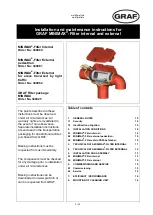 Предварительный просмотр 11 страницы Graf MINIMAX Series Installation And Maintenance Instructions Manual