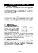 Preview for 11 page of Graf OPTIMAX Installation Instructions And Maintenance