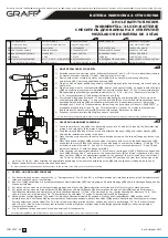 Preview for 5 page of Graff ATRIA Instructions For Assembly And Use