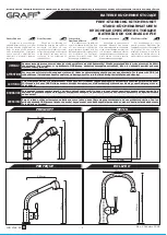 Graff BOLLERO Instructions For Assembly And Use preview