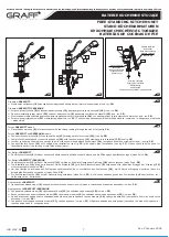 Предварительный просмотр 7 страницы Graff BOLLERO Instructions For Assembly And Use