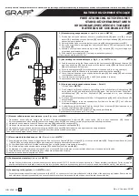 Предварительный просмотр 10 страницы Graff BOLLERO Instructions For Assembly And Use