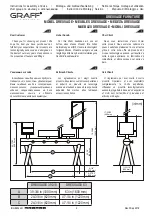 Preview for 3 page of Graff DRESSAGE Instructions For Assembly And Use