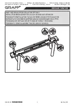 Preview for 9 page of Graff DRESSAGE Instructions For Assembly And Use