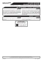 Preview for 11 page of Graff G-9412 Series Installation Instructions Manual