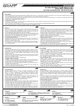 Preview for 8 page of Graff HARLEY 5336600 Instructions For Assembly And Use