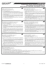 Preview for 10 page of Graff PHASE E-6659-LM45W Instructions For Assembly And Use