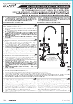 Предварительный просмотр 5 страницы Graff QUBIC 2353400 Instructions For Assembly And Use