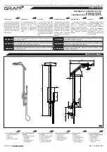 Graff SENTO 5115000 Instructions For Assembly And Use preview