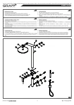 Предварительный просмотр 2 страницы Graff SENTO 5115000 Instructions For Assembly And Use