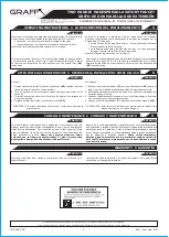 Preview for 6 page of Graff SENTO G-6310-LM42B Installation Instructions Manual