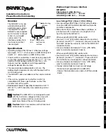 Preview for 1 page of Grafik Eye GRX-WCI Installation Instructions Manual