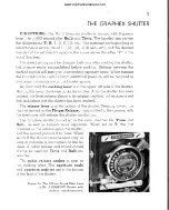 Preview for 7 page of Graflex ANNIVERSARY SPEED GRAPHICS Instruction And Reference Manual