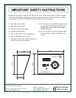 Предварительный просмотр 3 страницы Graflex PTC 80 Operator'S Manual