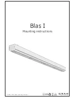 Предварительный просмотр 1 страницы GRAH Lighting Blas I Mounting Instructions