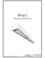 Preview for 1 page of GRAH Lighting Bria I Mounting Instructions