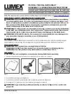 Graham Field 7921RA Assembly & Operation Instructions preview