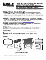 Предварительный просмотр 1 страницы Graham Field Lumex 7921RA Assembly And Operation Instructions