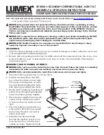 Graham Field Lumex GF8900-1 Assembly & Operation Instructions предпросмотр