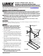 Graham Field Lumex GF8903P Assembly & Operation Instructions предпросмотр