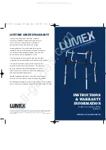 Graham Field Lumex UpRise Onyx 700175C-2 Instructions preview
