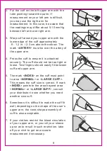 Предварительный просмотр 9 страницы Graham Field LUMISCOPE 1133 Instruction Manual