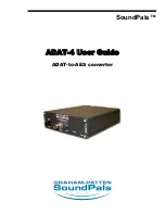 Graham-Patten SoundPals ADAT-4 User Manual preview