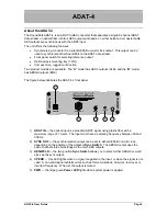 Preview for 9 page of Graham-Patten SoundPals ADAT-4 User Manual