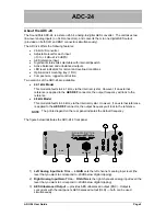 Preview for 9 page of Graham-Patten SoundPals ADC-24 User Manual