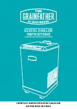 Preview for 1 page of Grainfather Glycol chiller Instructions Manual