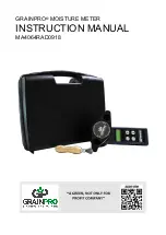 GrainPro MA4064RAD0918 Instruction Manual preview