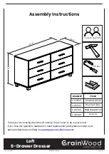 GrainWood CLF0503 Assembly Instructions Manual предпросмотр