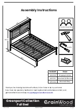 Предварительный просмотр 1 страницы GrainWood GP0203 Assembly Instructions Manual