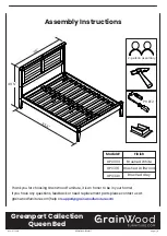 GrainWood GP0303 Assembly Instructions Manual предпросмотр