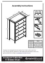 Предварительный просмотр 1 страницы GrainWood GP0716 Assembly Instructions Manual