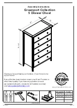 Предварительный просмотр 1 страницы GrainWood Greenport GP0703 Assembly Instructions Manual