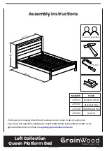 GrainWood JLF0303 Assembly Instructions Manual предпросмотр