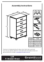 GrainWood Loft CLF0703 Assembly Instructions Manual предпросмотр