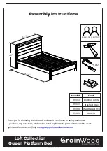 GrainWood Loft LF0303 Assembly Instructions Manual предпросмотр