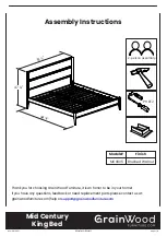 GrainWood MC0605 Assembly Instructions Manual предпросмотр