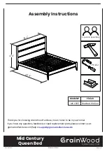 Предварительный просмотр 1 страницы GrainWood Mid Century MC0305 Assembly Instructions Manual