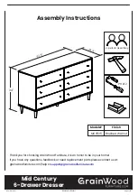 GrainWood Mid Century MC0505 Assembly Instructions Manual предпросмотр