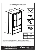 GrainWood Shaker SH0801 Assembly Instructions Manual preview