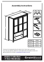 Предварительный просмотр 1 страницы GrainWood Shaker SH0901 Assembly Instructions Manual