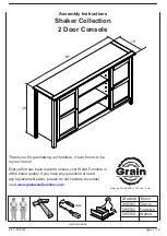 GrainWood Shaker SH3301 Assembly Instructions Manual preview