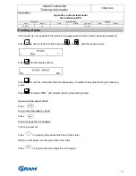 Preview for 17 page of Gram 860120020 Operation And Service Manual