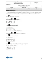 Preview for 22 page of Gram 860120020 Operation And Service Manual